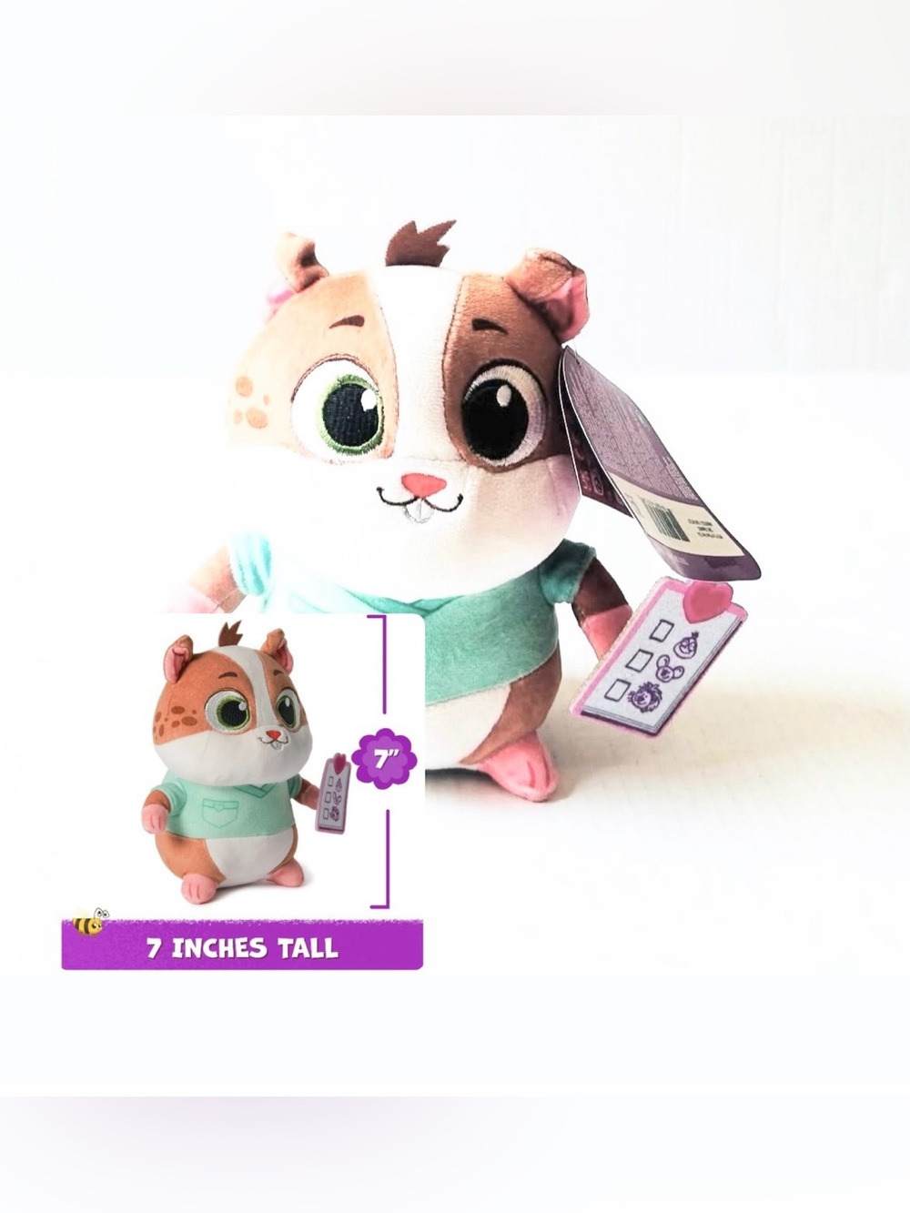 ⭐️5 For 25⭐️ Vida the Vet 7” Popcorn Plush